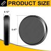 imageDIYMAG Strong Magnets 140Pcs 06x012Inch Fridge Refrigerator Magnet for Crafts with Adhesive Backing Magnetic Small Black Button Ceramic Circle Craft Round Heavy Duty Adhesive Neodymium Whiteboard12x3mm