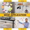 imageDIYMAG Strong Magnets 140Pcs 06x012Inch Fridge Refrigerator Magnet for Crafts with Adhesive Backing Magnetic Small Black Button Ceramic Circle Craft Round Heavy Duty Adhesive Neodymium Whiteboard12x3mm