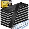 imageDIYMAG Strong Neodymium Bar Magnets Rare Earth Magnets with DoubleSided Adhesive Heavy Duty Magnet Perfect for Kitchen DIY Fridge Garage Science Craft Office60x10x3mm 4 PacksBlack