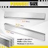 imageDIYMAG Strong Neodymium Bar Magnets Rare Earth Magnets with DoubleSided Adhesive Heavy Duty Magnet Perfect for Kitchen DIY Fridge Garage Science Craft Office60x10x3mm 4 PacksSilver