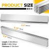 imageDIYMAG Strong Neodymium Bar Magnets Rare Earth Magnets with DoubleSided Adhesive Heavy Duty Magnet Perfect for Kitchen DIY Fridge Garage Science Craft Office60x10x3mm 4 PacksSilver