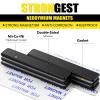 imageDIYMAG Strong Neodymium bar Magnets with DoubleSided Adhesive Rare Earth Neodymium Magnet  60 x 10 x 3 mm Pack of 16Black