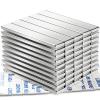 imageDIYMAG Strong Neodymium bar Magnets with DoubleSided Adhesive Rare Earth Neodymium Magnet  60 x 10 x 3 mm Pack of 16Silver