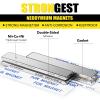 imageDIYMAG Strong Neodymium bar Magnets with DoubleSided Adhesive Rare Earth Neodymium Magnet  60 x 10 x 3 mm Pack of 16Silver