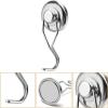 imageDIYMAG Swivel Swing Powerful Magnetic Hooks 100LB 7 Pack Strong Heavy Duty Neodymium Magnet Hooks Great for Grill Refrigerator Kitchen OfficeLength 68mm267in Diameter 32mm126inSilver