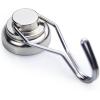 imageDIYMAG Swivel Swing Powerful Magnetic Hooks 100LB 7 Pack Strong Heavy Duty Neodymium Magnet Hooks Great for Grill Refrigerator Kitchen OfficeLength 68mm267in Diameter 32mm126inSilver