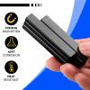 imageWaterproof Neodymium Bar Magnets with Epoxy Coating Powerful Permanent Rare Earth Magnets with DoubleSided Adhesive  60 x 10 x 5mm Pack of 8Black