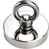 imageDIYMAG 2Pack 270 lbs123 KG Pulling Force Powerful Fishing Magnetswith Countersunk Hole Eyebolt Diameter 188 inch48 mm for Retrieving in River and Magnetic Fishing60mm