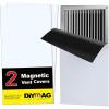 imageDIYMAG 2Pack Strong Magnetic Vent Covers Magnets for Home Floor Standard Air Register 8quot x 155quot Magnetics for Floors Wall and Ceiling Registers Homes and RV HVACTF8X1552P