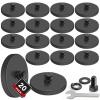 imageDIYMAG 4Pcs Rubber Coated AntiScratch Mounting Magnets Adhesive Power 30LBS Neodymium Magnet Based with M5 Threaded Studs Strong Magnetic Hold The Base for Light Bar Mirror Camera PTZ169 Inch20p Hex Bolt