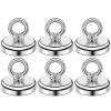 100lbs Magnetic Hooks-6P