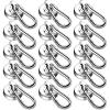 imageDIYMAG Magnetic Hooks 70LBS Heavy Duty Neodymium Magnetism with Swivel Carabiner HookGreat for Your Refrigerator and Other Magnetics Surfaces Pack of 1570LBS15P