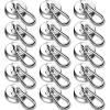 imageDIYMAG Magnetic Hooks 70LBS Heavy Duty Neodymium Magnetism with Swivel Carabiner HookGreat for Your Refrigerator and Other Magnetics Surfaces Pack of 15110LBS15P