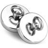 imageDIYMAG Strong Neodymium Fishing Magnets 700 lbs318 KG Pulling Force Rare Earth Magnet with Countersunk Hole Eyebolt Diameter 295 inch75 mm for Retrieving in River and Magnetic Fishing48mm 2p