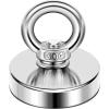 imageDIYMAG Strong Neodymium Fishing Magnets 700 lbs318 KG Pulling Force Rare Earth Magnet with Countersunk Hole Eyebolt Diameter 295 inch75 mm for Retrieving in River and Magnetic Fishing36mm