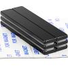 imageDIYMAG Strong Neodymium bar Magnets with DoubleSided Adhesive Rare Earth Neodymium Magnet  60 x 10 x 3 mm Pack of 16Black