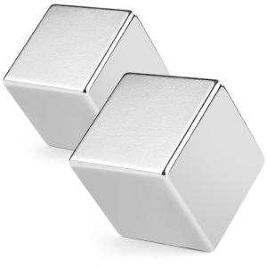 image40x40x20mm Super Strong Neodymium Block Magnet N52 Permanent Magnet Disc The Worlds Strongest and Most Powerful Rare Earth Magnets  One Piece252525mm 2P