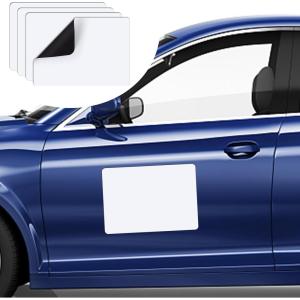 imageDIYMAG 2Pcs Blank Car Magnets24x17 Inch Car Door Magnets Set Signs Rounded Corners Flexible Magnetic Bumper Sticker to Advertise Cover Logo Prevent Cars Scratches Dents17x124P