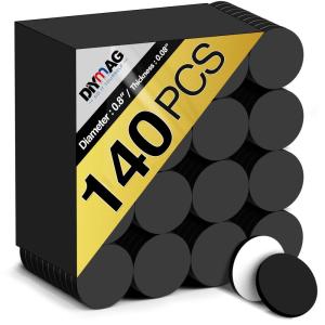 imageDIYMAG Small Magnets Self Adhesive140Pcs 08 x 008 Magnetic Dots Fridge Magnets Classroom Must Have Peel ampamp Stick Tape Circles Flexible Magnet for Crafts DIY and Refrigerator140