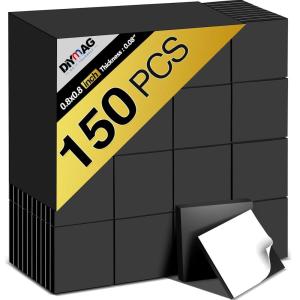 imageDIYMAG Small Magnets Self Adhesive140Pcs 08 x 008 Magnetic Dots Fridge Magnets Classroom Must Have Peel ampamp Stick Tape Circles Flexible Magnet for Crafts DIY and RefrigeratorBlack