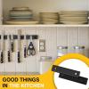 imageDIYMAG Strong Neodymium Rectangular Pot Magnets with Counter Bore Countersunk Hole Magnets with Mounting Screws  60x135x5mm Pack of 8Black