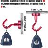 imageDIYMAG Magnetic Hooks 30Lbs Strong Heavy Duty Cruise Magnet SHooks for Classroom Fridge Hanging Kitchen etc 6 PackRed