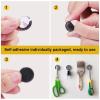imageDIYMAG 90Pcs Magnetic Adhesive Dots for Crafts 07  012inch Strong Ceramic Magnets with Adhesives Backing Small Round Button Magnet Dot Heavy Duty Double Sided for Refrigerator Fridge School12x3mm