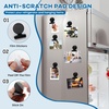 image:imageDIYMAG Magnetic Clips 60 Pack Personalized Sculpture Photo Frame Collage for Pictures Holders Heavy Duty Cruise Decorative Fridge Magnets Gifts for Christmas Light Clip Home School Whiteboard BlackBlack20p