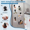 image:imageDIYMAG Magnetic Clips 60 Pack Personalized Sculpture Photo Frame Collage for Pictures Holders Heavy Duty Cruise Decorative Fridge Magnets Gifts for Christmas Light Clip Home School Whiteboard BlackBlack60p