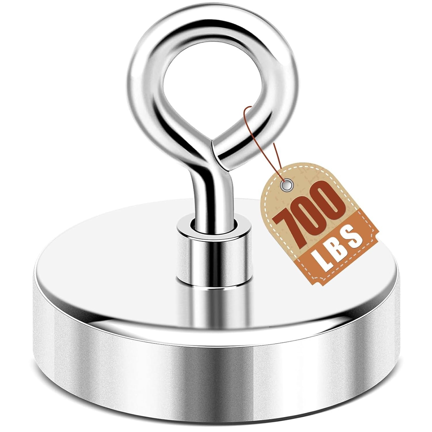 image:imageDIYMAG Fishing Magnet 142 Inch 150Lbs Large Strong Magnets for Lifting  Powerful Magnetic Tags Removal Tool High Power Heavy Duty Pickup for Treasure Hunting Retrieving Items in Lake and Beach75mm295 inches