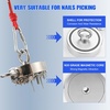 image:imageDIYMAG Fishing Magnet 142 Inch 150Lbs Large Strong Magnets for Lifting  Powerful Magnetic Tags Removal Tool High Power Heavy Duty Pickup for Treasure Hunting Retrieving Items in Lake and Beach75mm295 inches