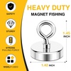 image:imageDIYMAG Fishing Magnet 142 Inch 150Lbs Large Strong Magnets for Lifting  Powerful Magnetic Tags Removal Tool High Power Heavy Duty Pickup for Treasure Hunting Retrieving Items in Lake and Beach36mm142 inches