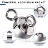 image:imageDIYMAG Fishing Magnet 142 Inch 150Lbs Large Strong Magnets for Lifting  Powerful Magnetic Tags Removal Tool High Power Heavy Duty Pickup for Treasure Hunting Retrieving Items in Lake and Beach75mm295 inches