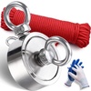 image:imageDIYMAG Fishing Magnet 142 Inch 150Lbs Large Strong Magnets for Lifting  Powerful Magnetic Tags Removal Tool High Power Heavy Duty Pickup for Treasure Hunting Retrieving Items in Lake and Beach48mm188 inches