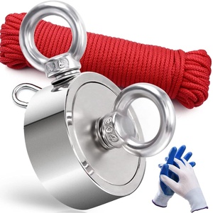 image:imageDIYMAG Fishing Magnet 142 Inch 150Lbs Large Strong Magnets for Lifting  Powerful Magnetic Tags Removal Tool High Power Heavy Duty Pickup for Treasure Hunting Retrieving Items in Lake and Beach60mm236 inches
