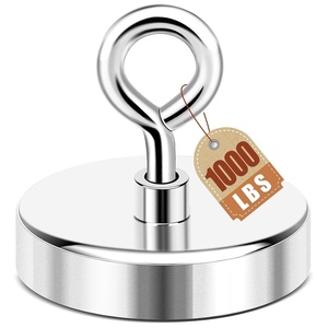 image:imageDIYMAG Fishing Magnet 142 Inch 150Lbs Large Strong Magnets for Lifting  Powerful Magnetic Tags Removal Tool High Power Heavy Duty Pickup for Treasure Hunting Retrieving Items in Lake and Beach90mm354 inches