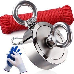 image:imageDIYMAG Fishing Magnet 142 Inch 150Lbs Large Strong Magnets for Lifting  Powerful Magnetic Tags Removal Tool High Power Heavy Duty Pickup for Treasure Hunting Retrieving Items in Lake and Beach75mm295 inches